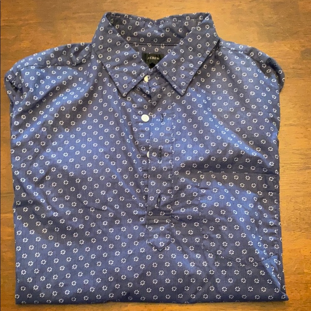 J Crew cotton pullover shirt